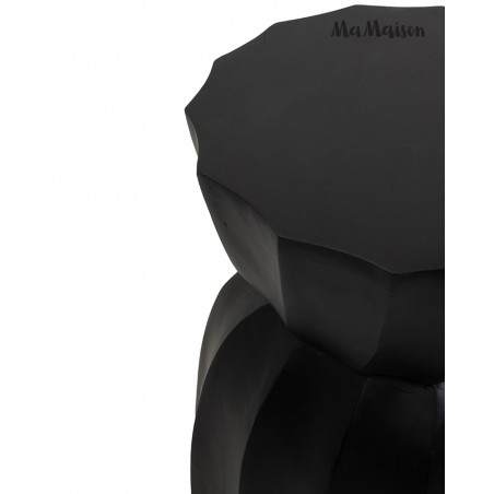 Mamaison Stolik Rolling Czarny / Drewno