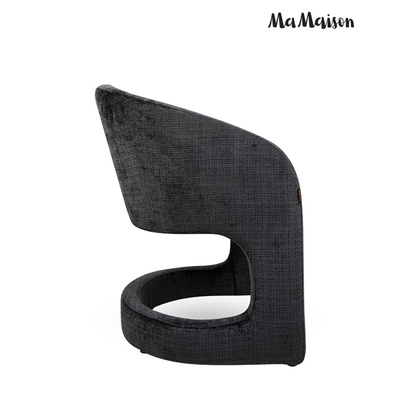 Mamaison Krzesło Shelly Czarne