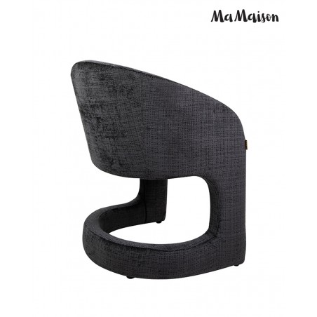 Mamaison Krzesło Shelly Czarne