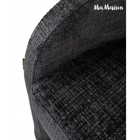 Mamaison Krzesło Shelly Czarne