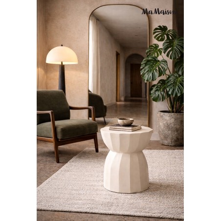 Mamaison Stolik Rolling Beżowy / Drewno