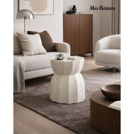 Mamaison Stolik Rolling Beżowy / Drewno