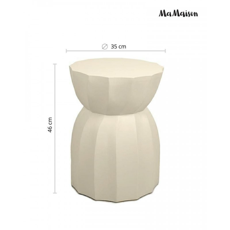 Mamaison Stolik Rolling Beżowy / Drewno