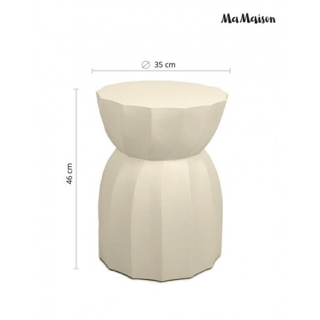 Mamaison Stolik Rolling Beżowy / Drewno