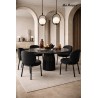 Mamaison Stół Jadalniany Levante 120      Czarny Marmur