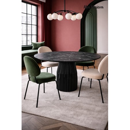 Mamaison Stół Jadalniany Levante 120      Czarny Marmur