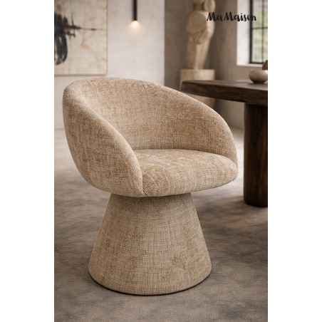 Mamaison Krzesło Pedra Beżowe