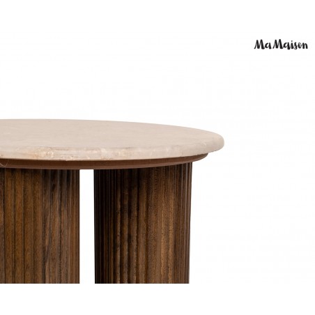 Mamaison Stolik Ragno Marmur / Drewno