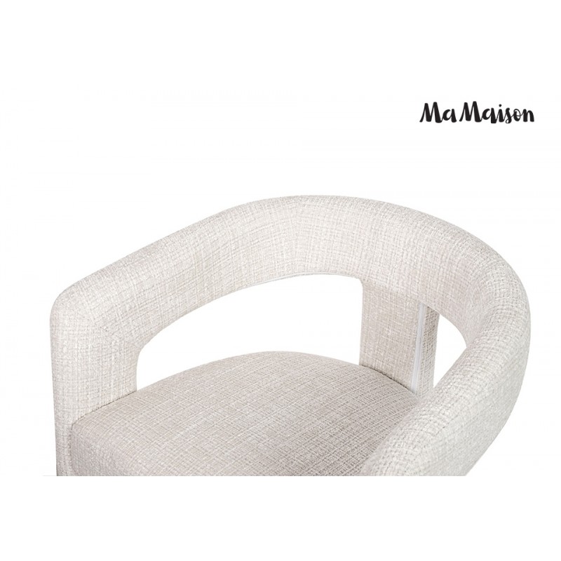 Mamaison Krzesło Barowe Logan Białe