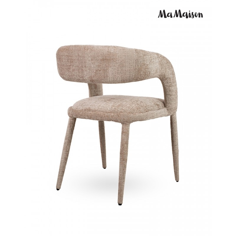 Mamaison Krzesło Iris Beżowe