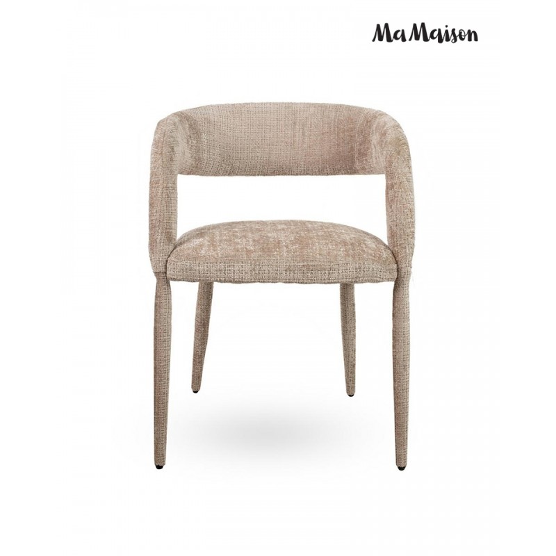 Mamaison Krzesło Iris Beżowe