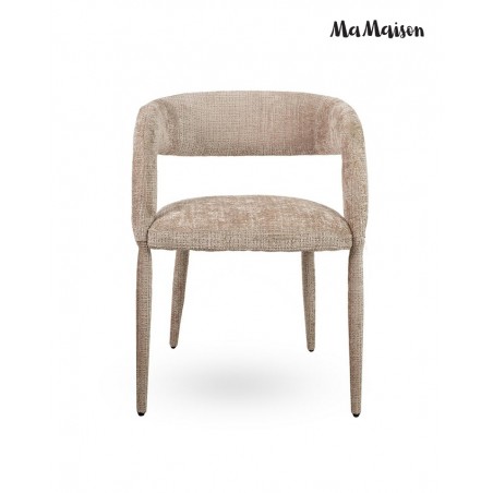 Mamaison Krzesło Iris Beżowe