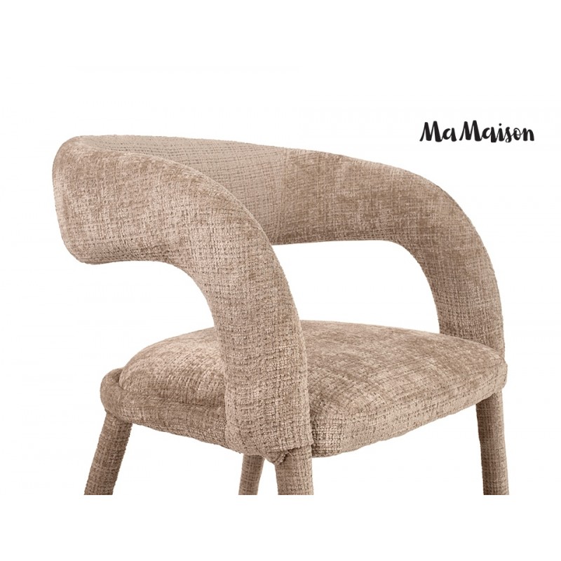 Mamaison Krzesło Iris Beżowe