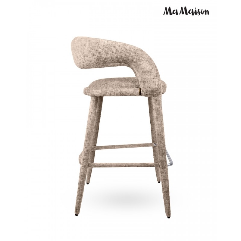 Mamaison Krzesło Barowe Iris Beżowe
