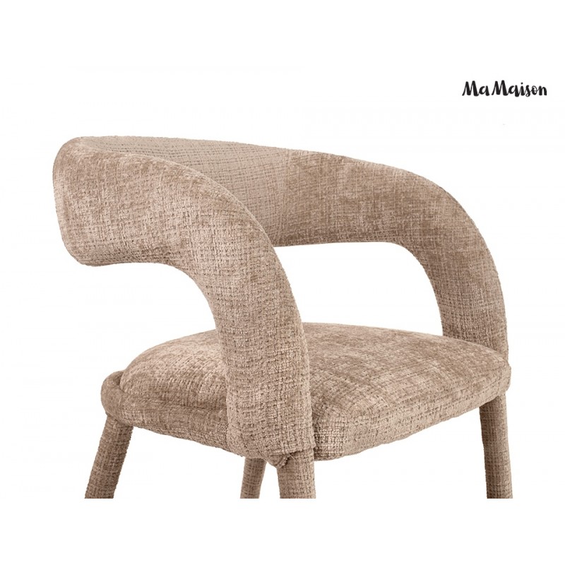 Mamaison Krzesło Iris Beżowe