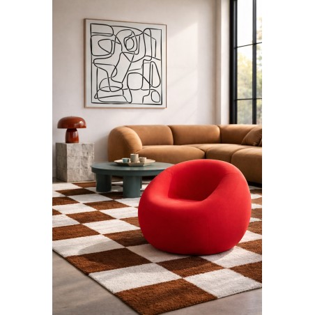 Pufa Mamma Czerwona