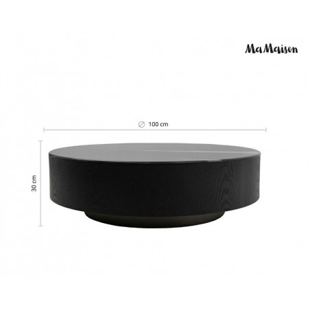 Mamaison Stolik Kawowy Lago 100 Czarny