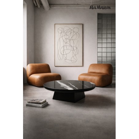 Mamaison Stolik Kawowy Dover 100 Czarny
