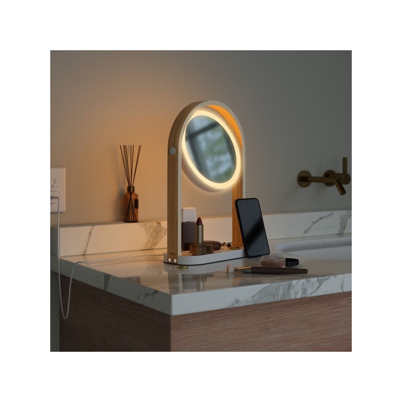 Umbra Lustro Kosmetyczne Bellwood Białe