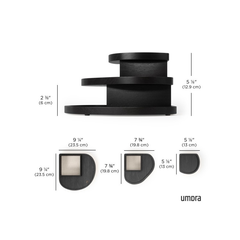 Umbra Pojemnik Do Przechowywania Cove     Czarny