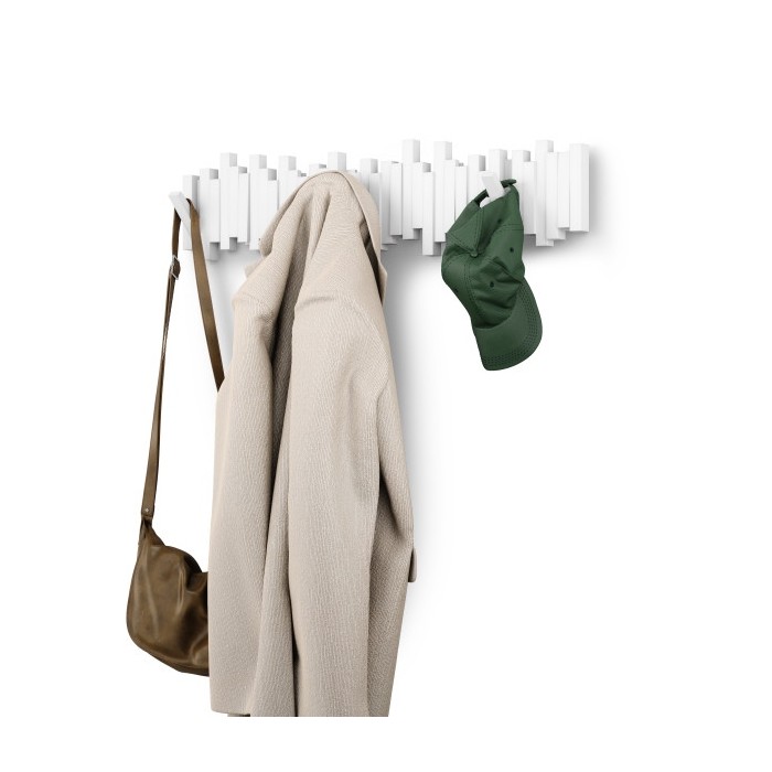 Umbra Wieszak Na Ubrania Sticks 8 Biały