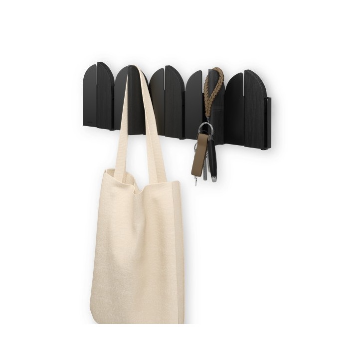 Umbra Wieszak Ścienny Saloon Czarny