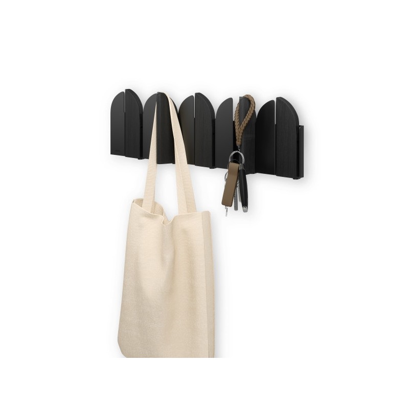 Umbra Wieszak Ścienny Saloon Czarny