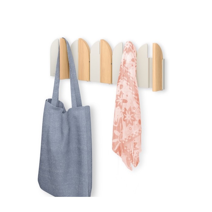 Umbra Wieszak Ścienny Saloon Beżowy