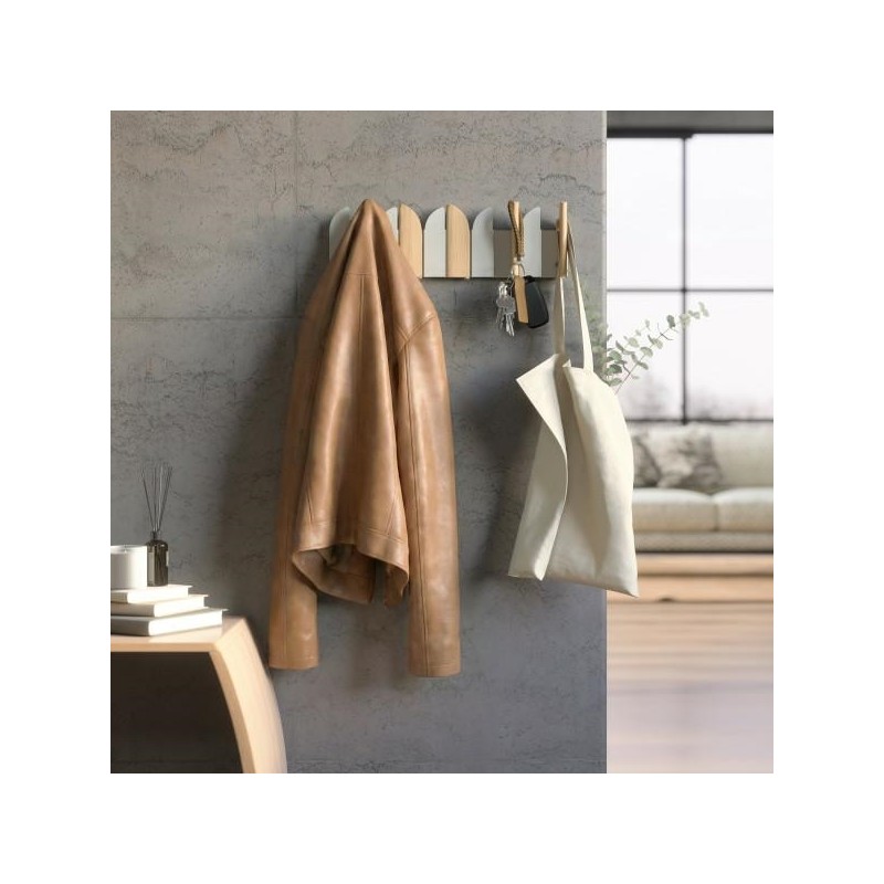 Umbra Wieszak Ścienny Saloon Beżowy