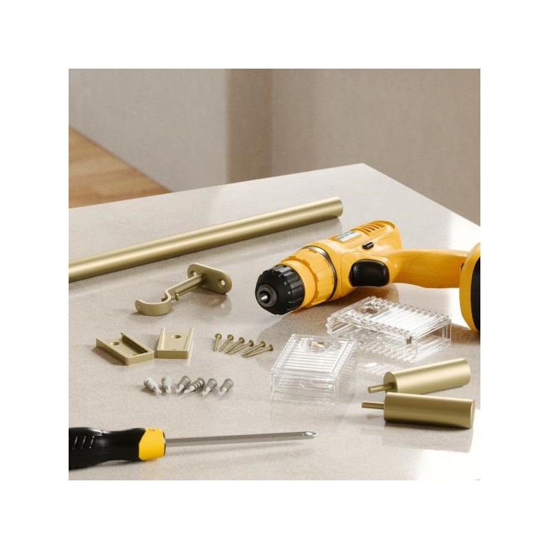 Umbra Karnisz Flute 107-305 Cm Złoty