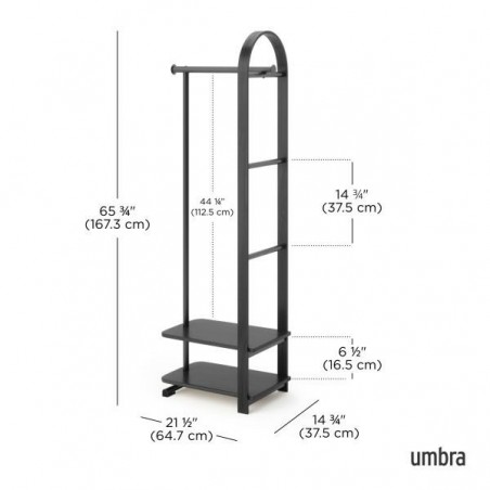 Umbra Wieszak Na Ubrania Bellwood Czarny