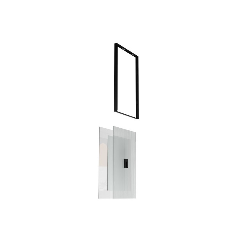 Umbra Zestaw 4 Ramek Na Zdjęcia Flute     Wall Czarny