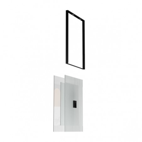 Umbra Zestaw 4 Ramek Na Zdjęcia Flute     Wall Czarny