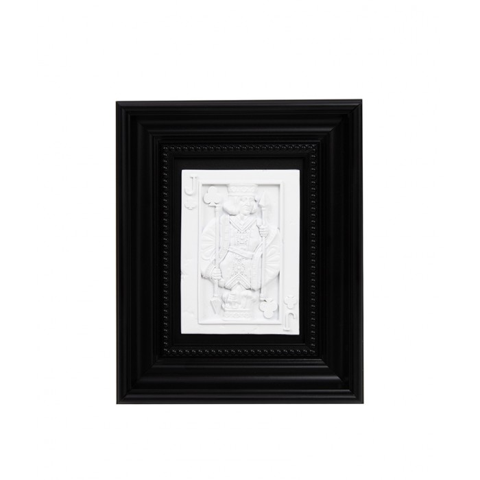 Obraz Shp Jack Biały / Czarna Rama