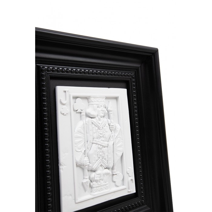 Obraz Shp Jack Biały / Czarna Rama