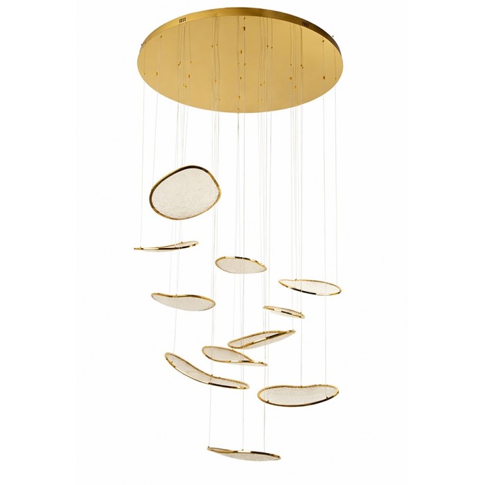 Moosee Lampa Wisząca Medusa Złota