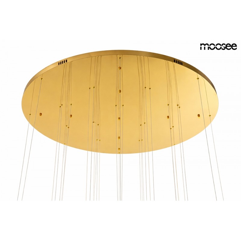 Moosee Lampa Wisząca Medusa Złota