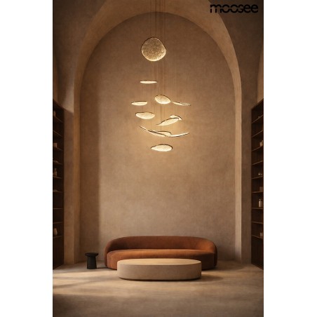 Moosee Lampa Wisząca Medusa Złota