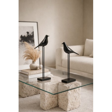 Zestaw 2 Dekoracji Shp Birdy Czarna