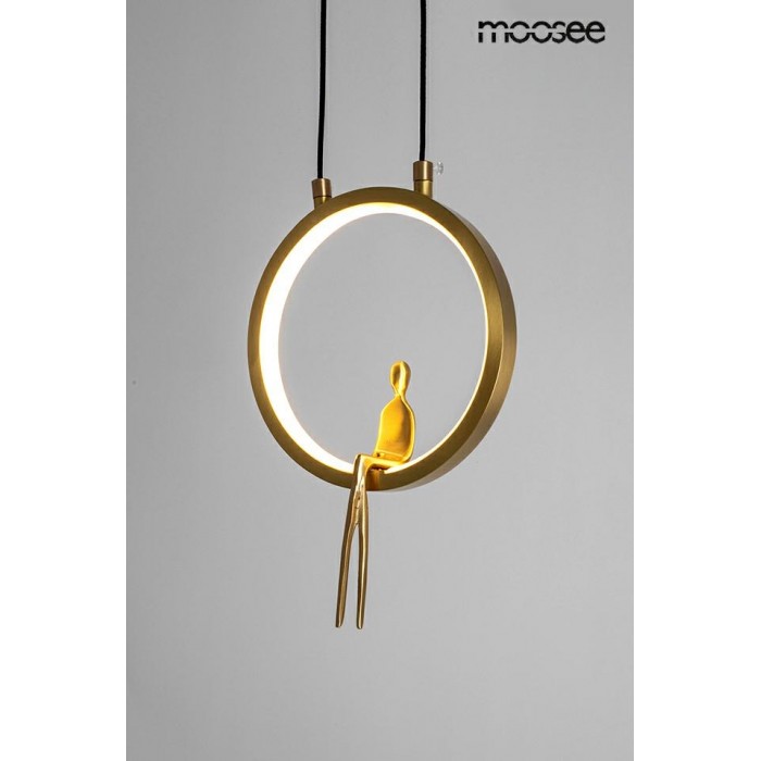 Moosee Lampa Wisząca Boy Circle Złota