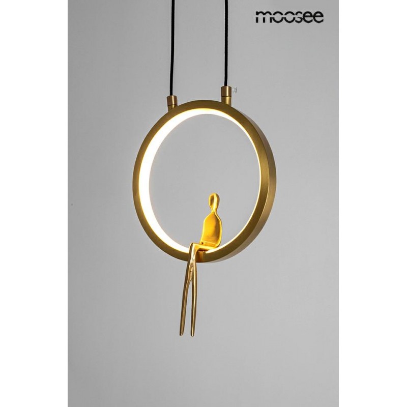 Moosee Lampa Wisząca Boy Circle Złota