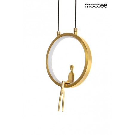 Moosee Lampa Wisząca Boy Circle Złota