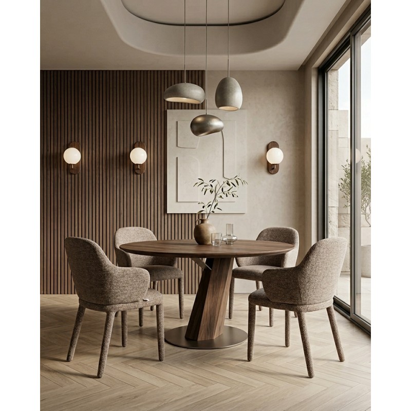 Krzesło Akira Brązowe