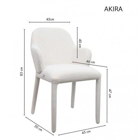 Krzesło Akira Beżowe