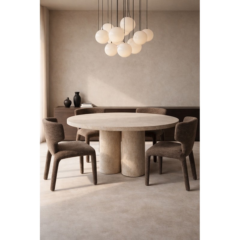 Krzesło Apulia Brązowe