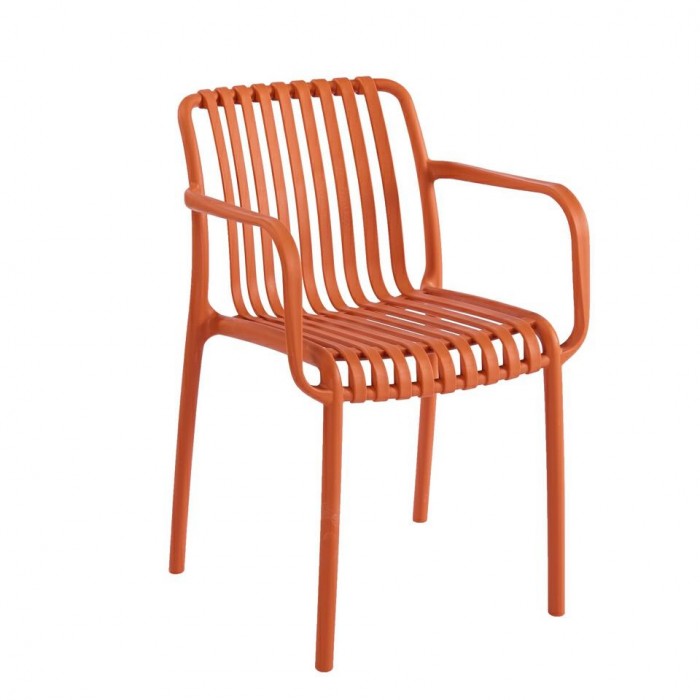 Krzesło Strips Arm Pomarańczowe