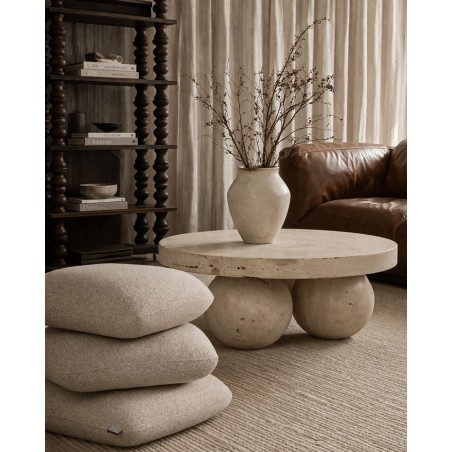 Pufa Stones Beżowa