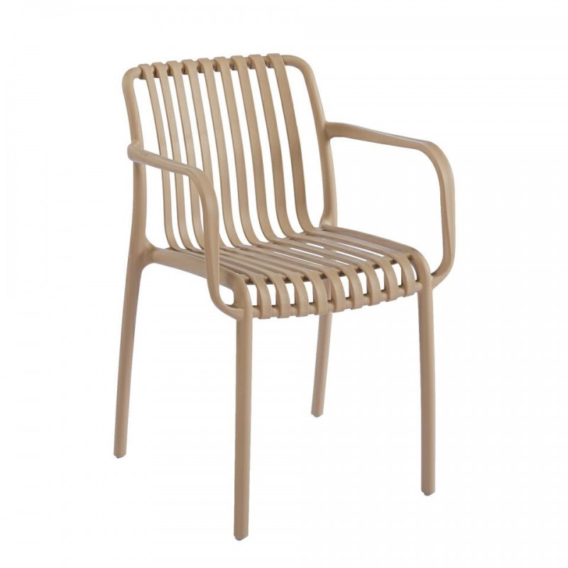 Krzesło Strips Arm Beżowe