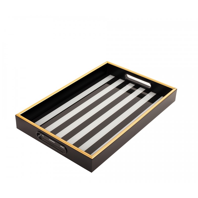 Taca Dekoracyjna Shp Grand Biało-Czarna