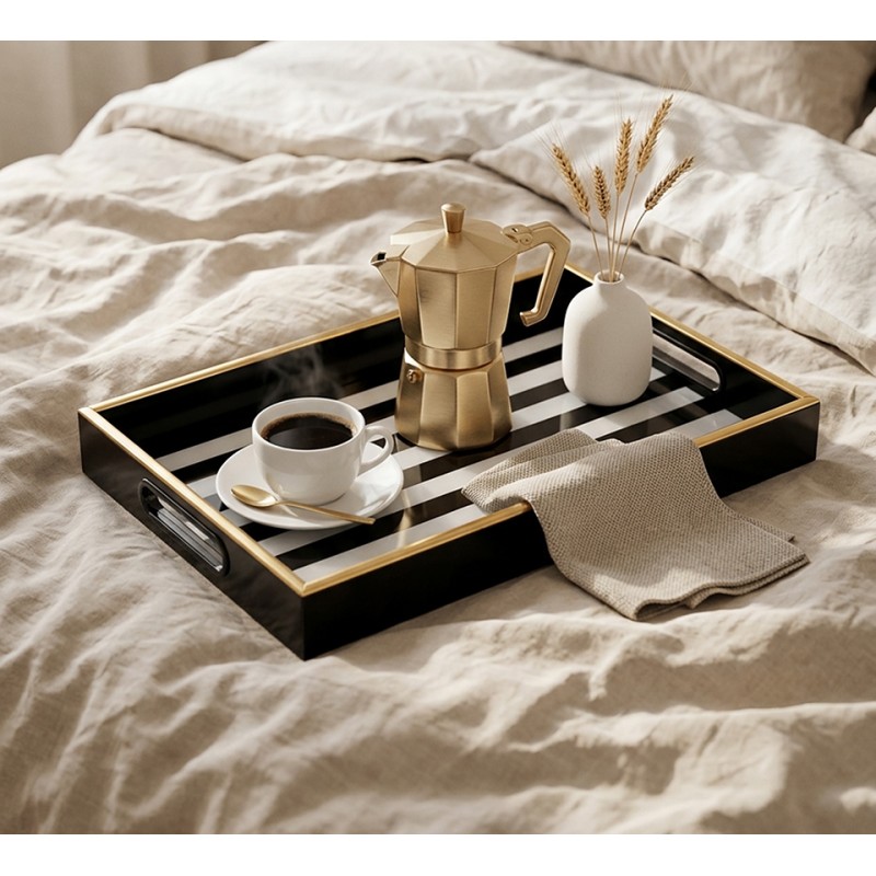 Taca Dekoracyjna Shp Grand Biało-Czarna